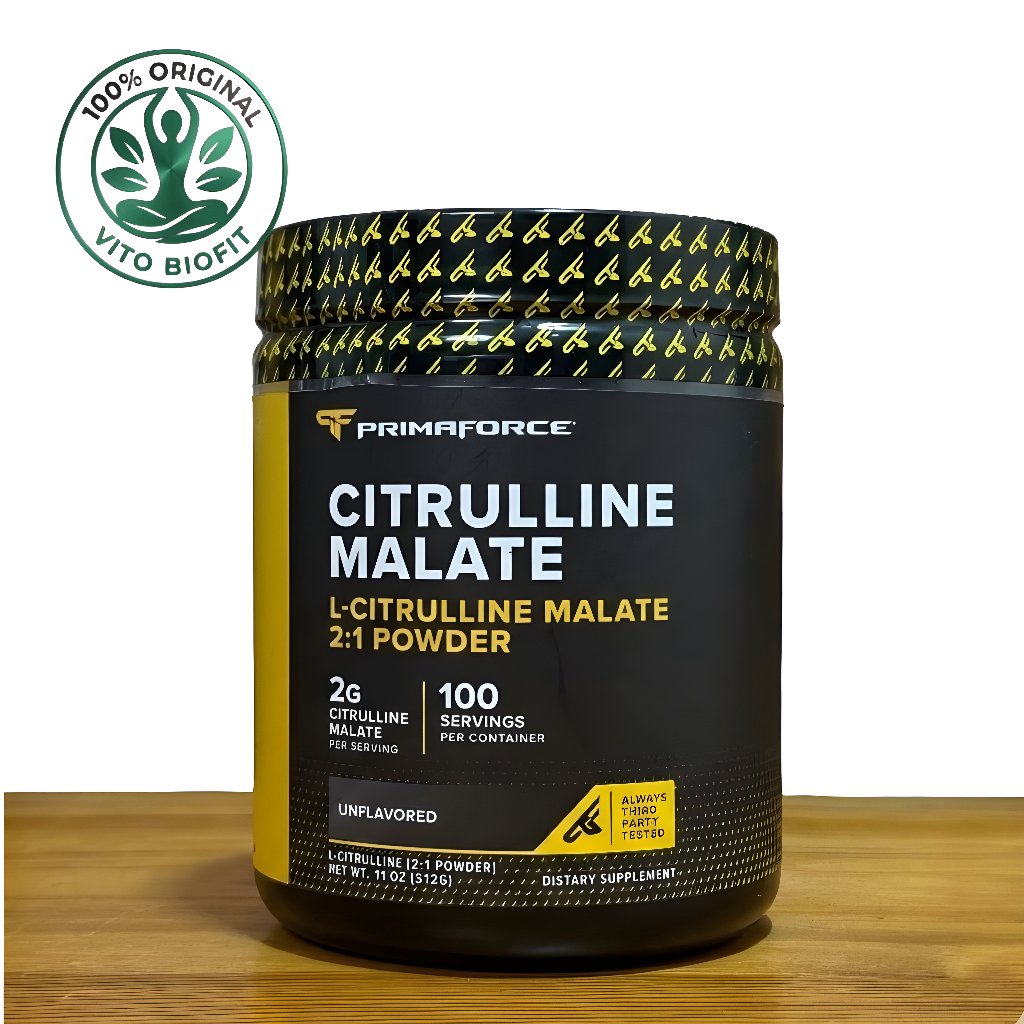 Primaforce Citrulline Malate Powder L-Citrulline Malate Unflavored 200 g