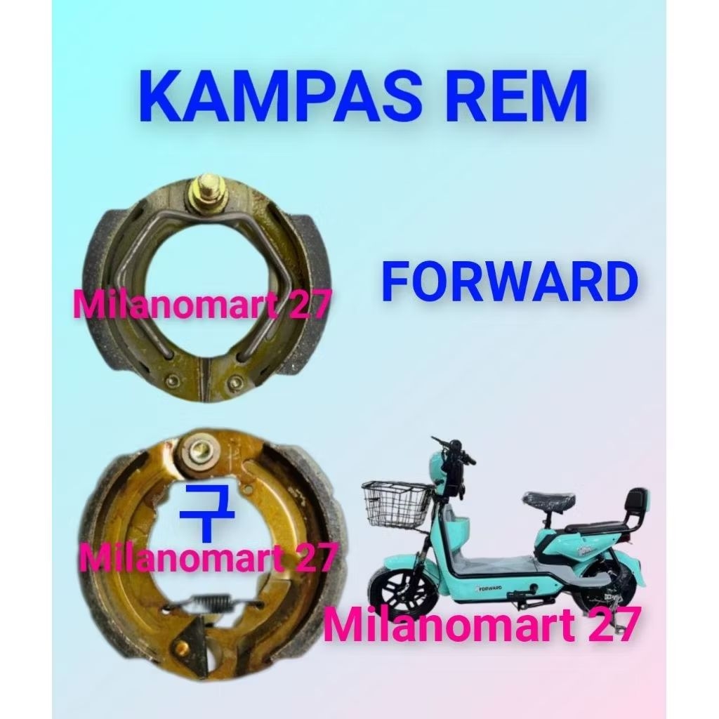 kampas rem sepeda listrik forward kampas rem sepeda listrik forward
