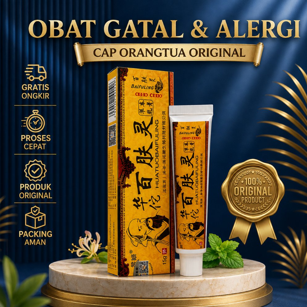 Salep Gatal Kulit HuaTuoBaifuLing 15 ml