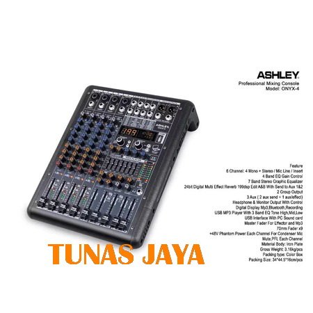 MIXER ASHLEY ONYX-4 / MIXER ASHLEY ONYX4 / MIXER ASHLEY ONYX 4