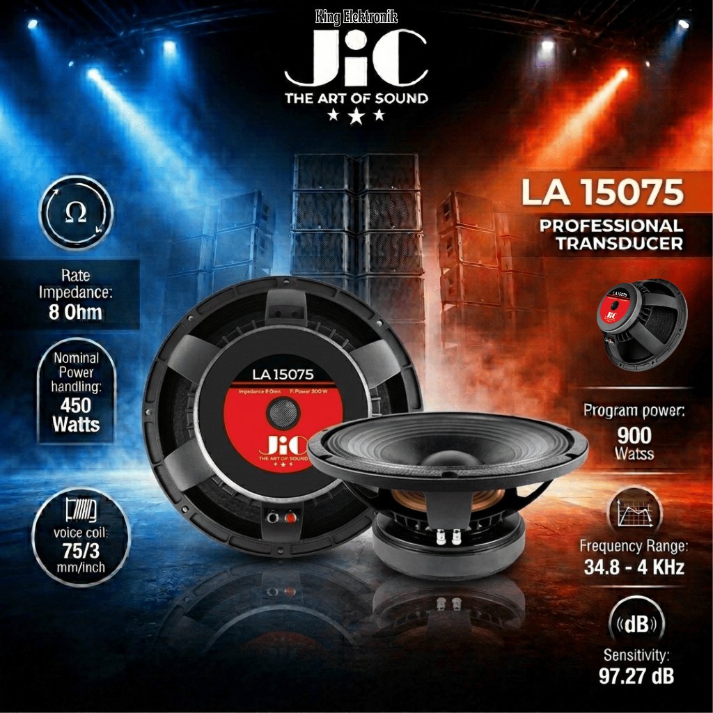 Speaker 15 Inch JIC LA 15075