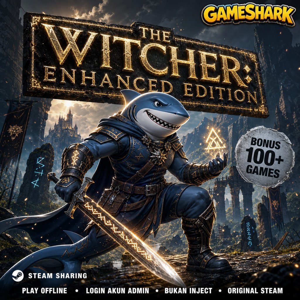 The Witcher Enhanced Edition Steam Sharing Game PC Original Digital Akses Offline Login Admin Bonus 
