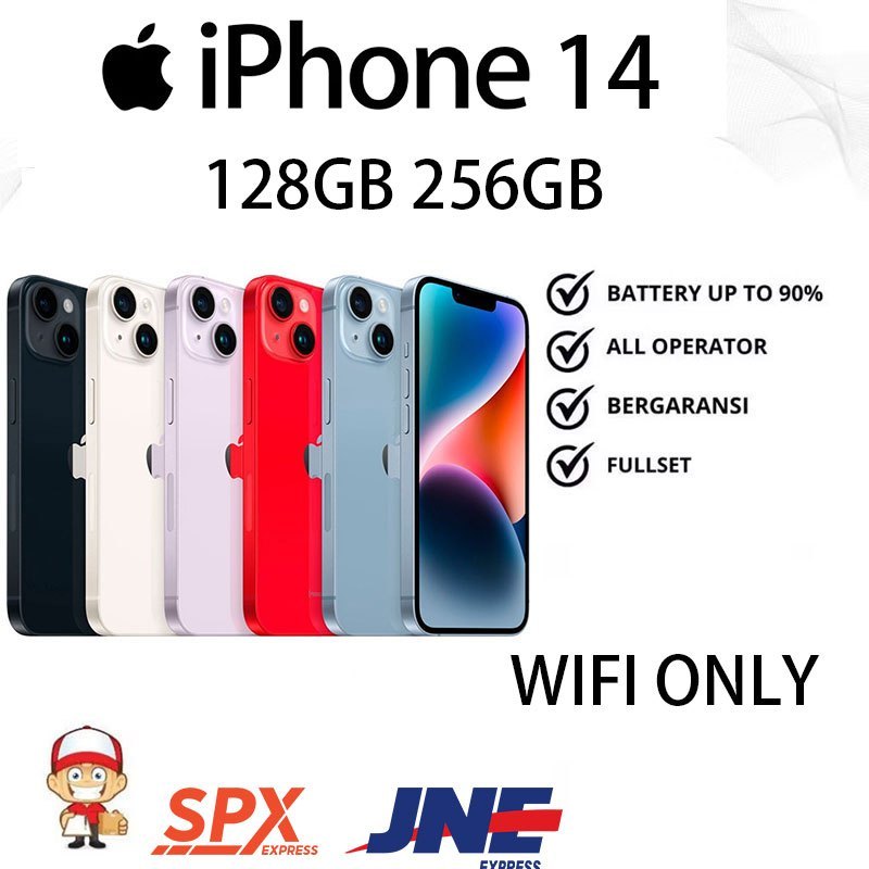 APPLE IPHONE 14 second inter/128GB 256GB HP14 fullset/ likenew IP14