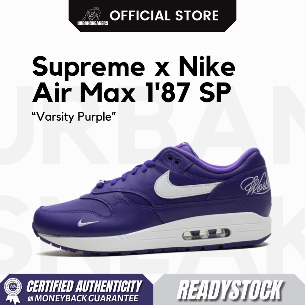 Nike Air Max 1 '87 SP x Supreme Varsity Purple | HF8813 500