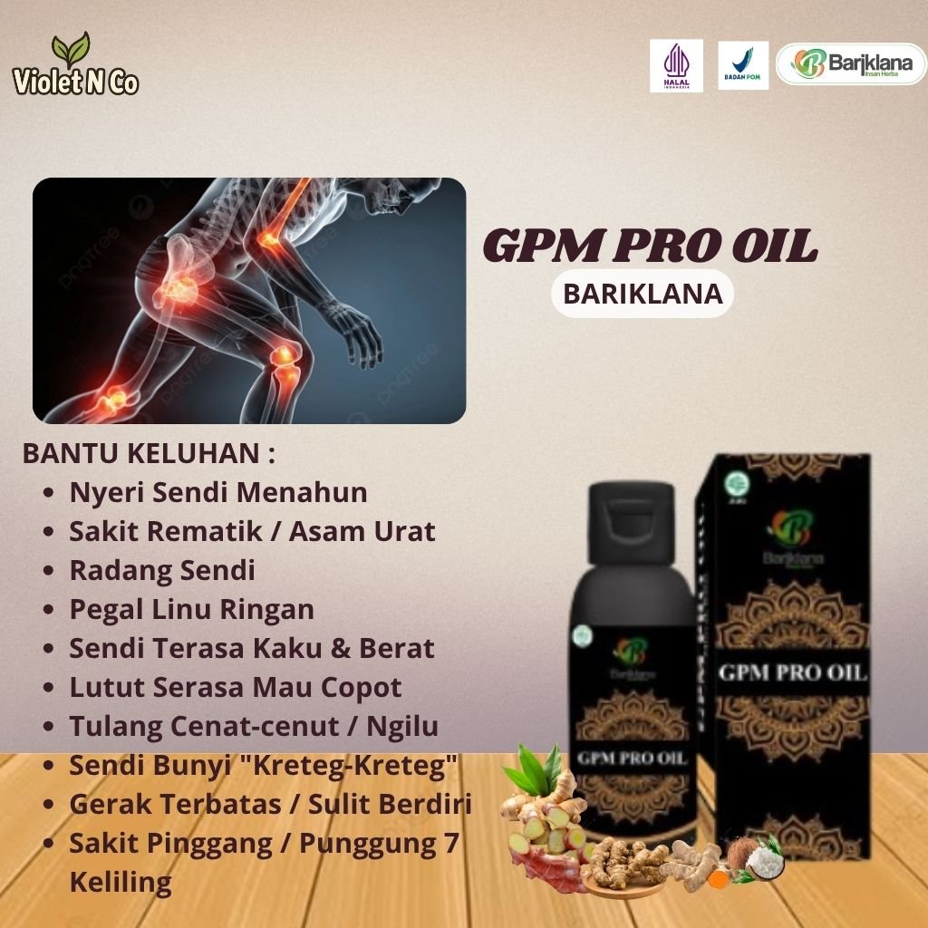 Gpm.pro Oil - Obat Nyeri Otot, Otot Paha, Obat Sakit Betis, Sakit Paha Dan Betis, Nyeri Otot Paha, K