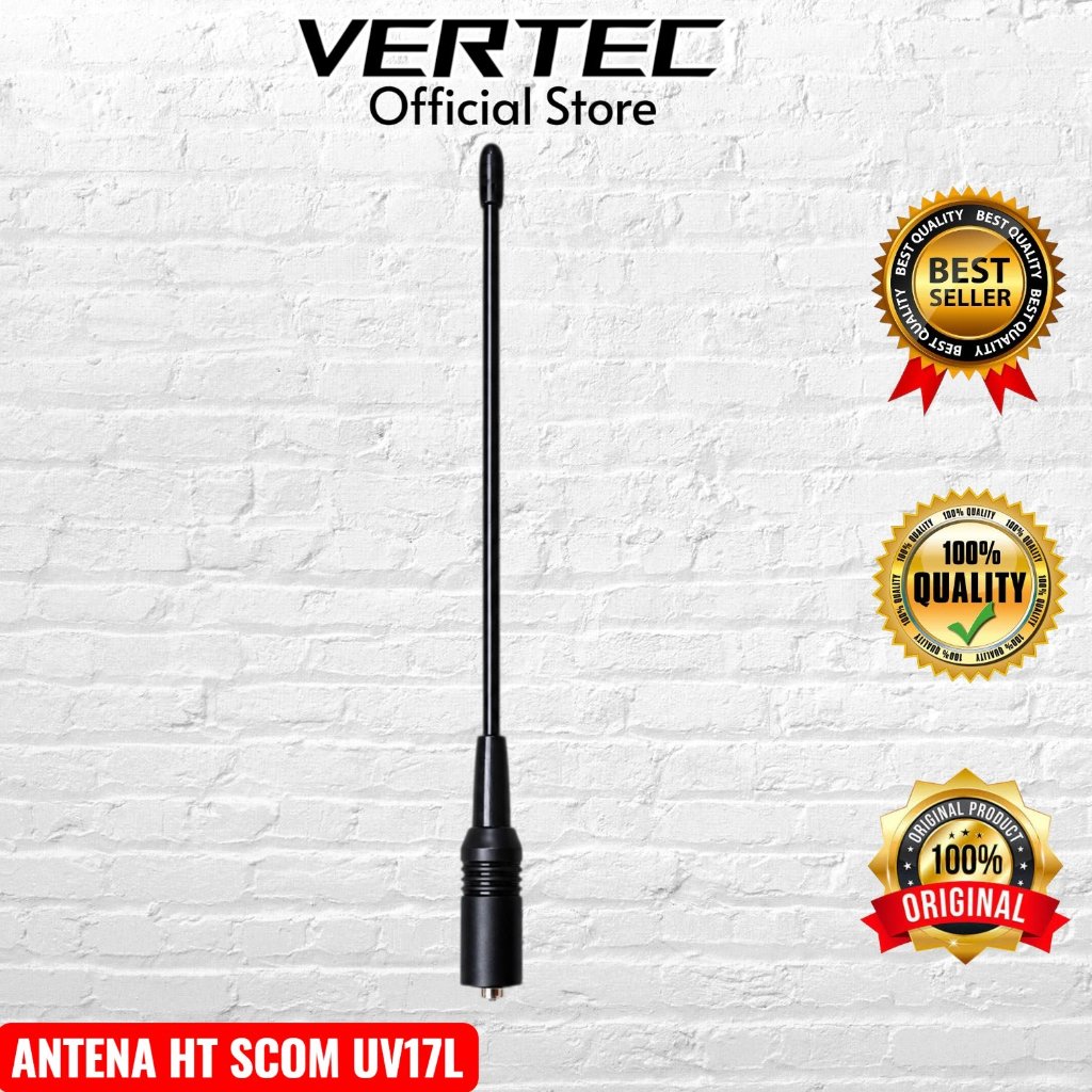 Antena HT SCOM UV17L Dualband SMA Female Compatible Baofeng UV17 Pro UV 17Pro 17L UV5R UV82 VERTEC V