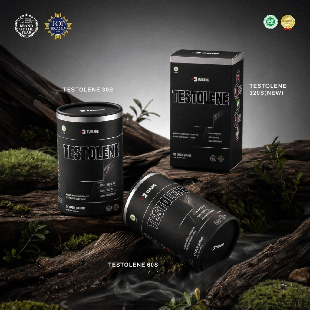EVOBOOST TESTOLENE EVOLENE - SUPLEMEN FITNESS - TESTOTERON BOOSTER