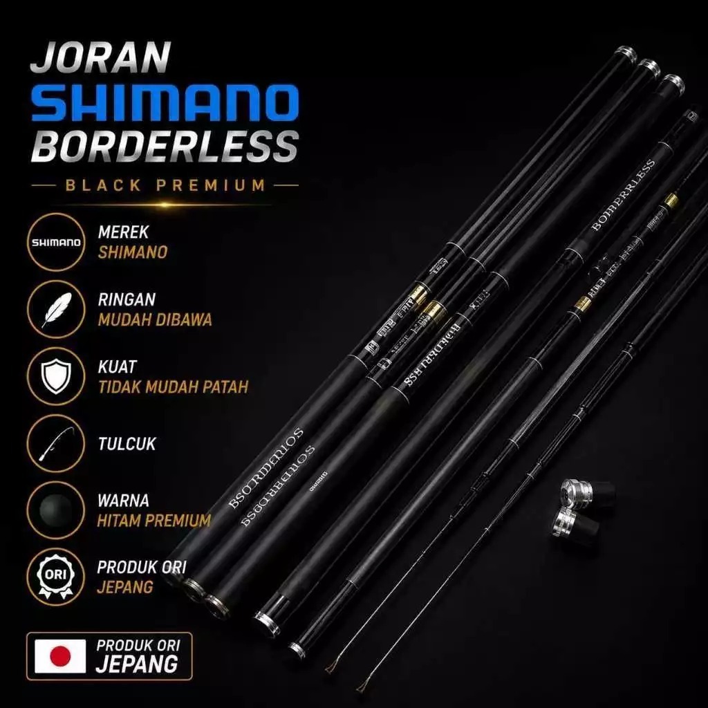 Tegek GLA Plus ShimaNo Borderless Joran ROS PENDEK 79cm
