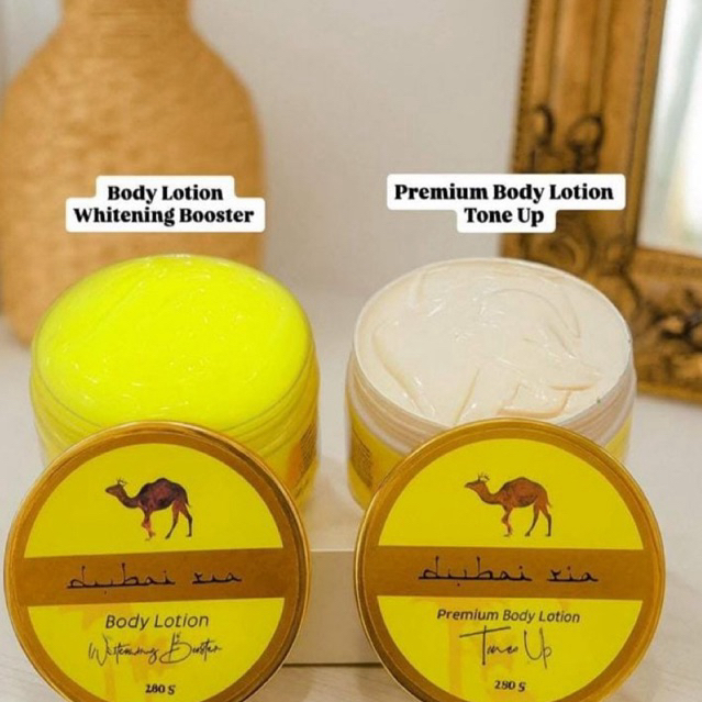 (BISA COD) HB Dubai whitening boster /  dubai tone up /  dubai whitening dosting body lotion, /hb du