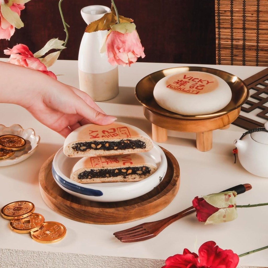 Kue bulan Vicky Tiong Jiu Pia Mooncake Vicky Kue Bulan Merk Vicky Kue Tong Ciu Pia Merk Vicky Kue Ro