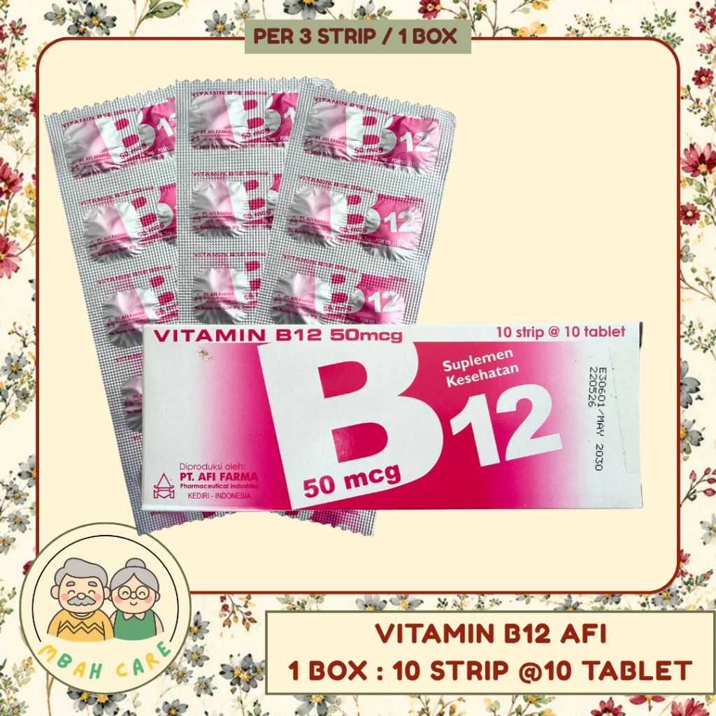 Vitamin B12 AFI FARMA 50 mcg