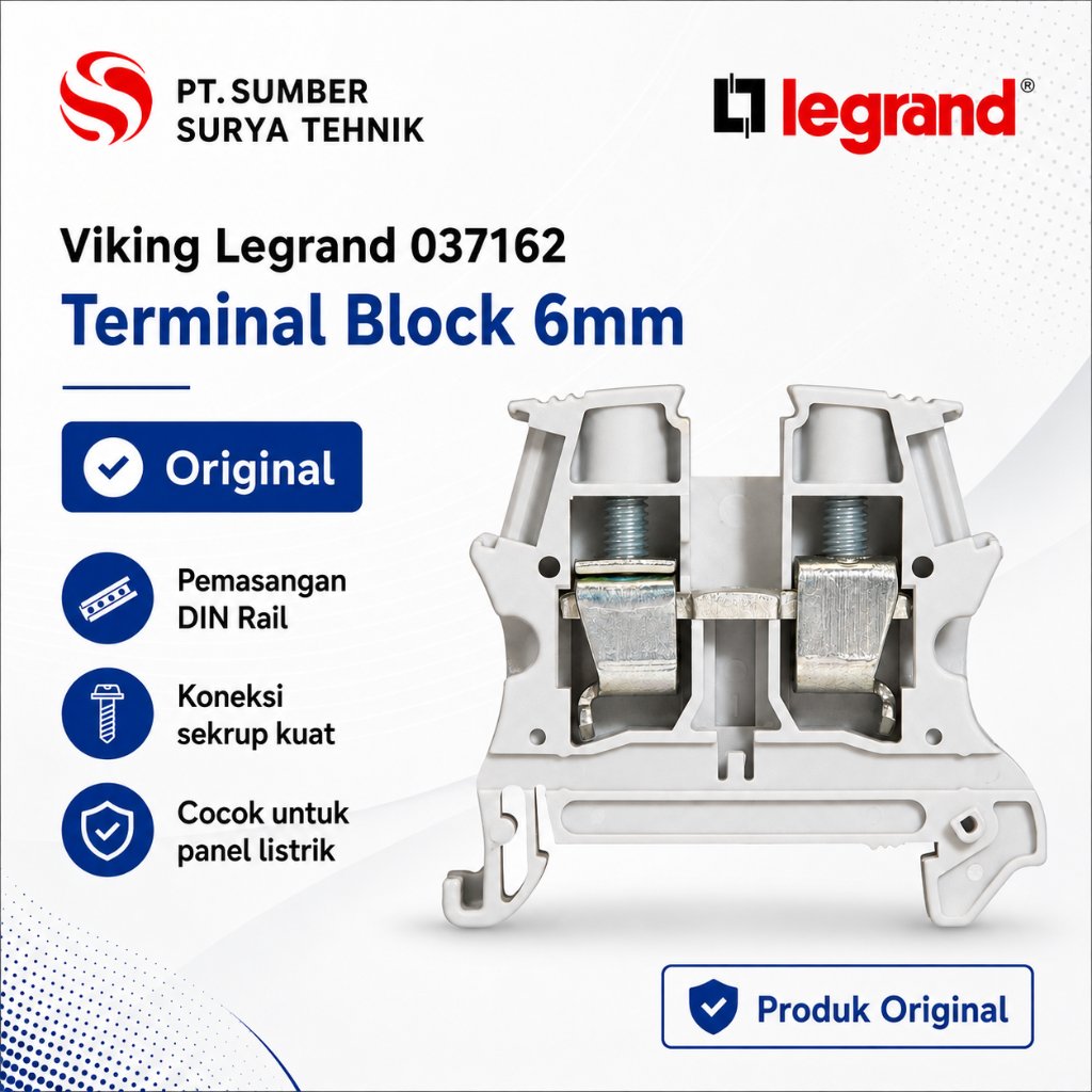 Viking Legrand 037162 / Terminal Block Legrand Ukuran 6mm