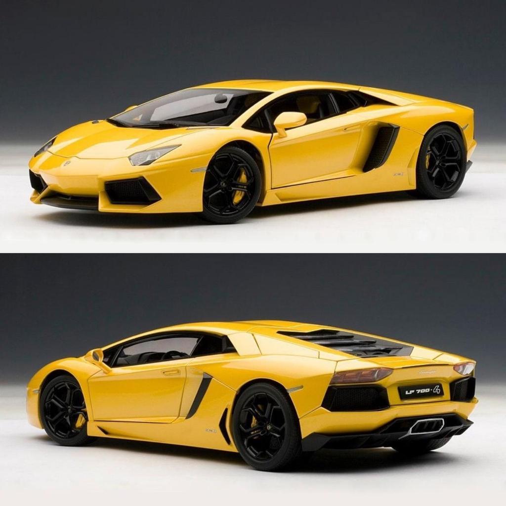AUTOart 1:18 Lamborghini Aventador LP700-4 in Giallo Orion / Yellow