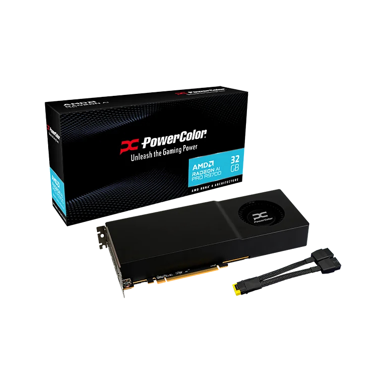 VGA PowerColor Radeon AI PRO R9700 AI PRO R9700 32G - PowerColor RX 9700 AI