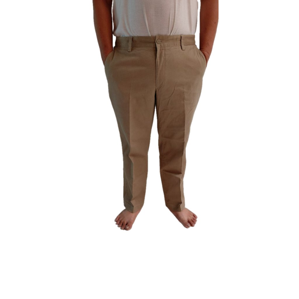 Celana Panjang Chino Pria Original Second Khaki Tan Soft Chino Formal Casual Krem