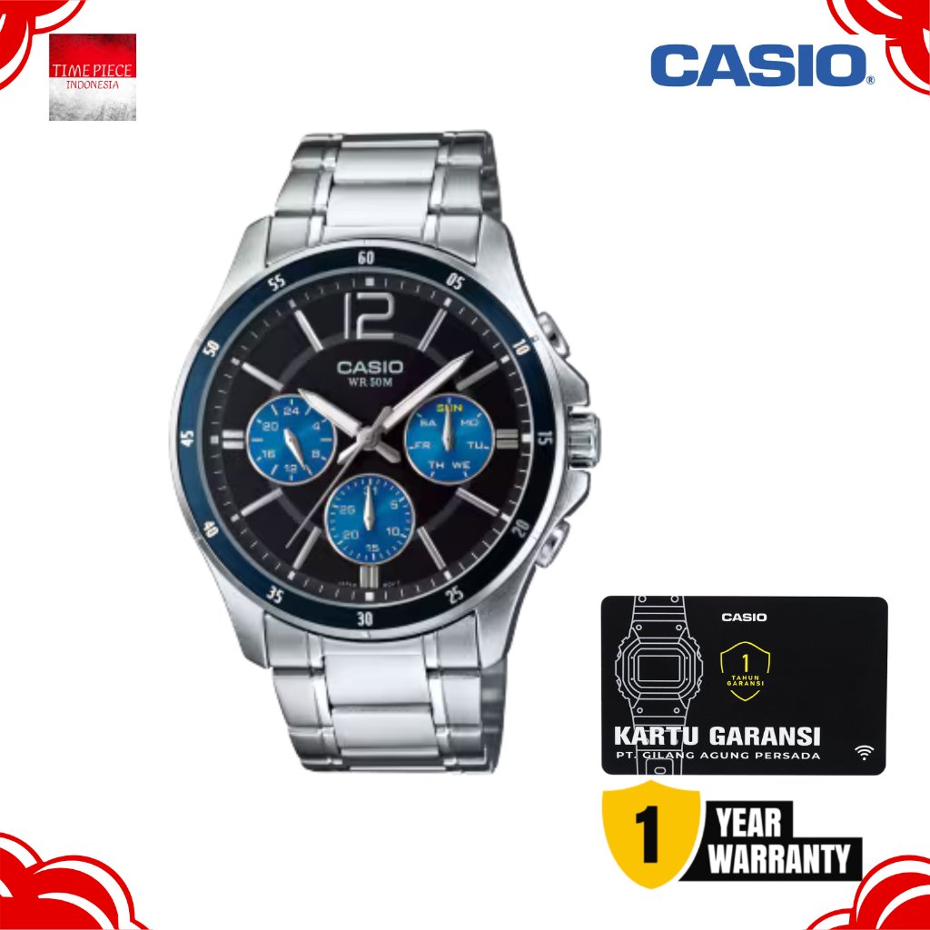 CASIO DIGITAL MTP-1374D-2AVDF / CASIO DIGITAL MTP1374D-2AV ORIGINAL & GARANSI