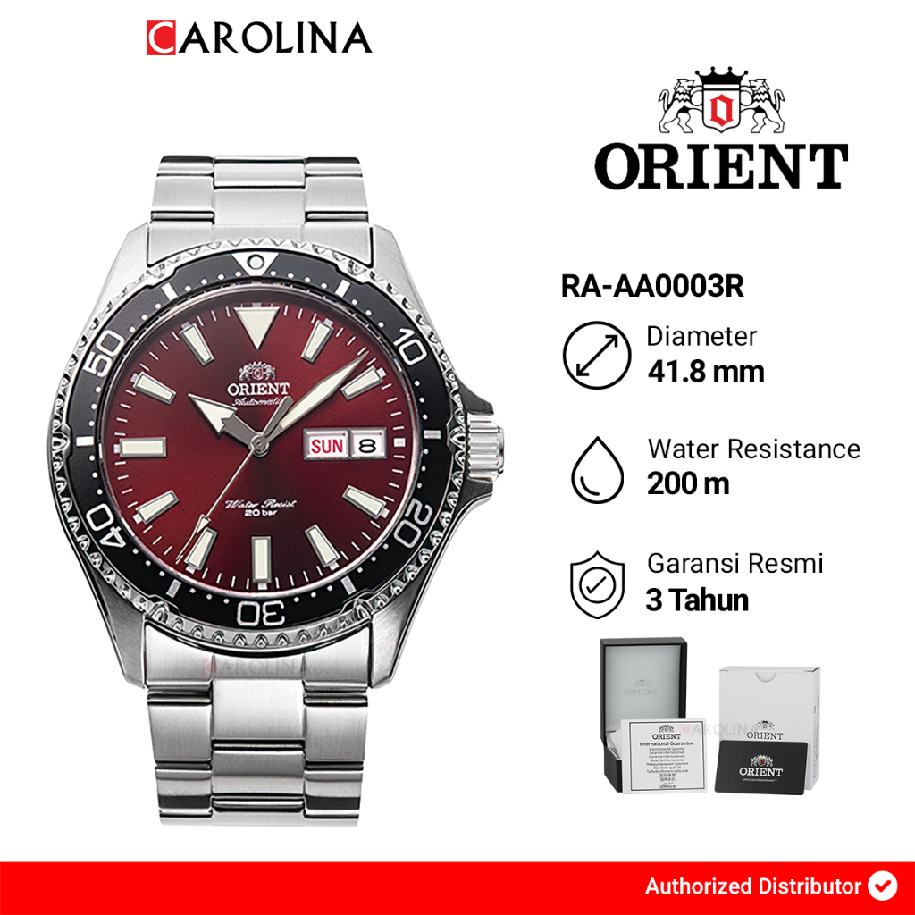 Orient RA-AA0003R Kamasu Jam Tangan Diver Pria