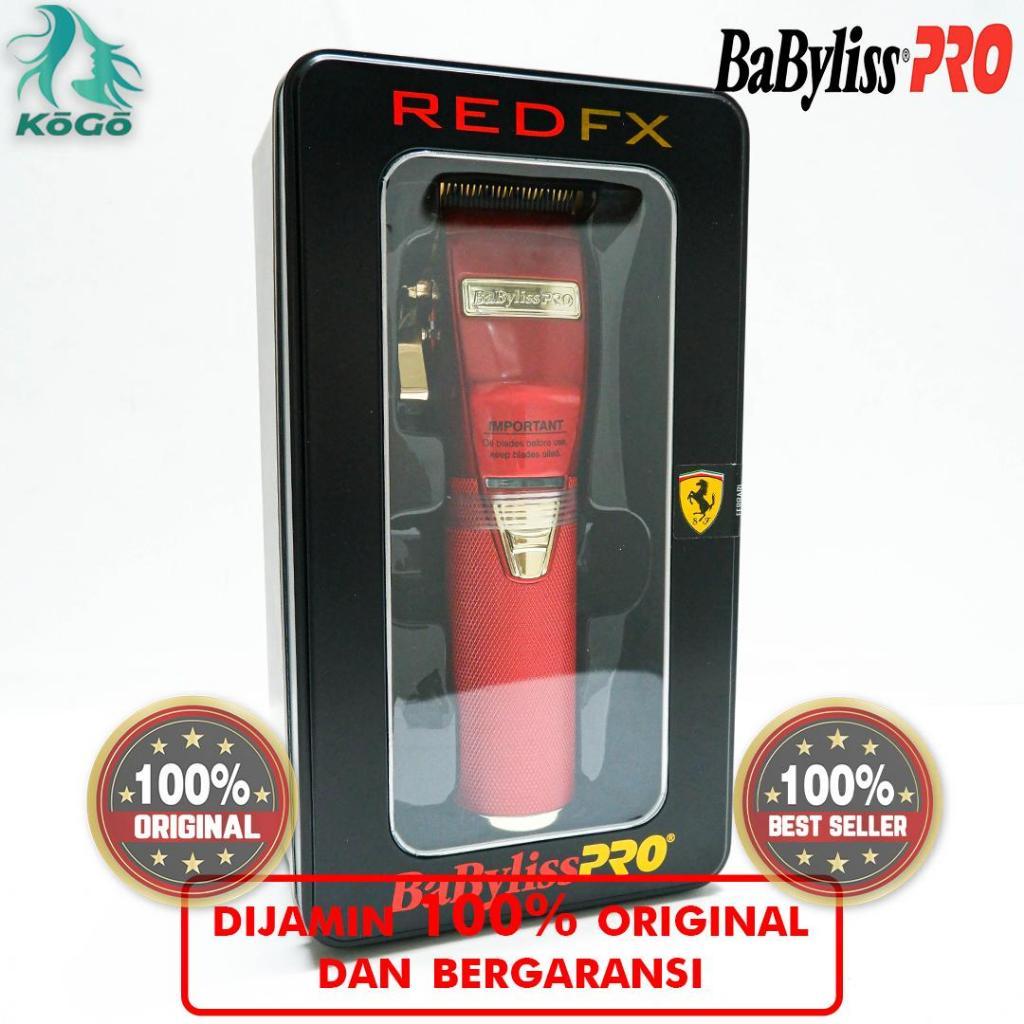 BABYLISS PRO CLIPPER FX RED ORI / MESIN ALAT CUKUR RAMBUT ORIGINAL