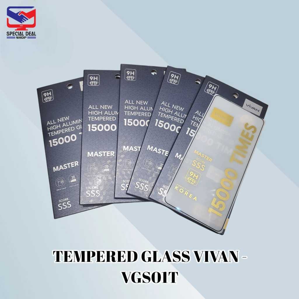 VIVAN VGS01T-1 Premium HD Clear Tempered Glass 9H / Anti Gores Pelindung Layar Anti Pecah Full Cover