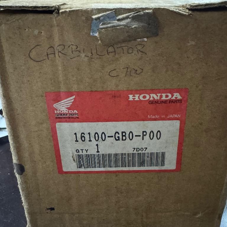 Carbulator HONDA C-700 16100-GB0-P00O ORIGINAL AHM