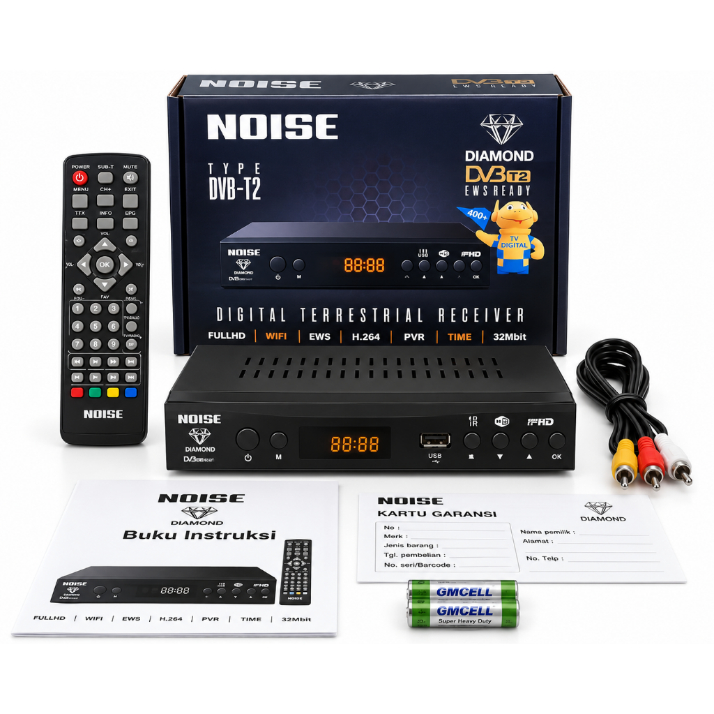 STB NOISE 01 PREMIUM SET TOP BOX TV DIGITAL , SET TOP BOX NOISE FULL HD , PENERIMA SINYAL ANTENA DIG