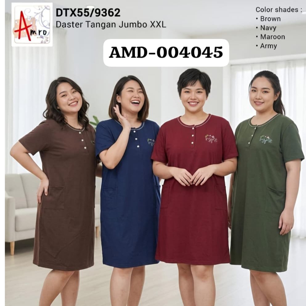 MOMMEKIDS - Daster Amro Jumbo XXL Label Putih