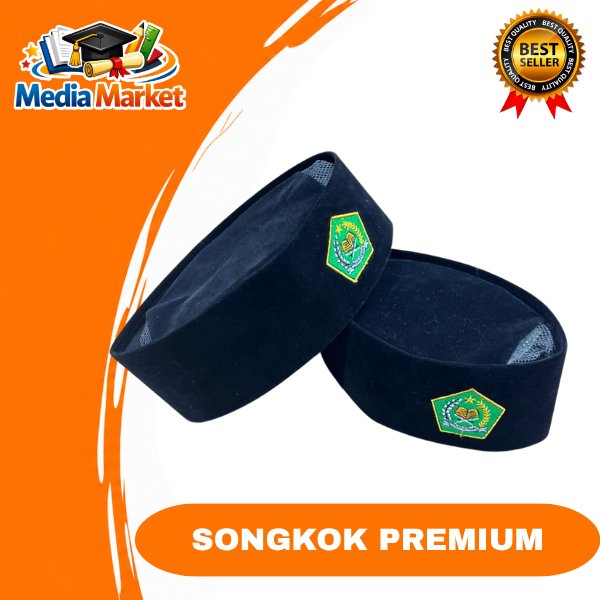 PECI BORDIR LOGO CUSTOM SONGKOK BORDIR