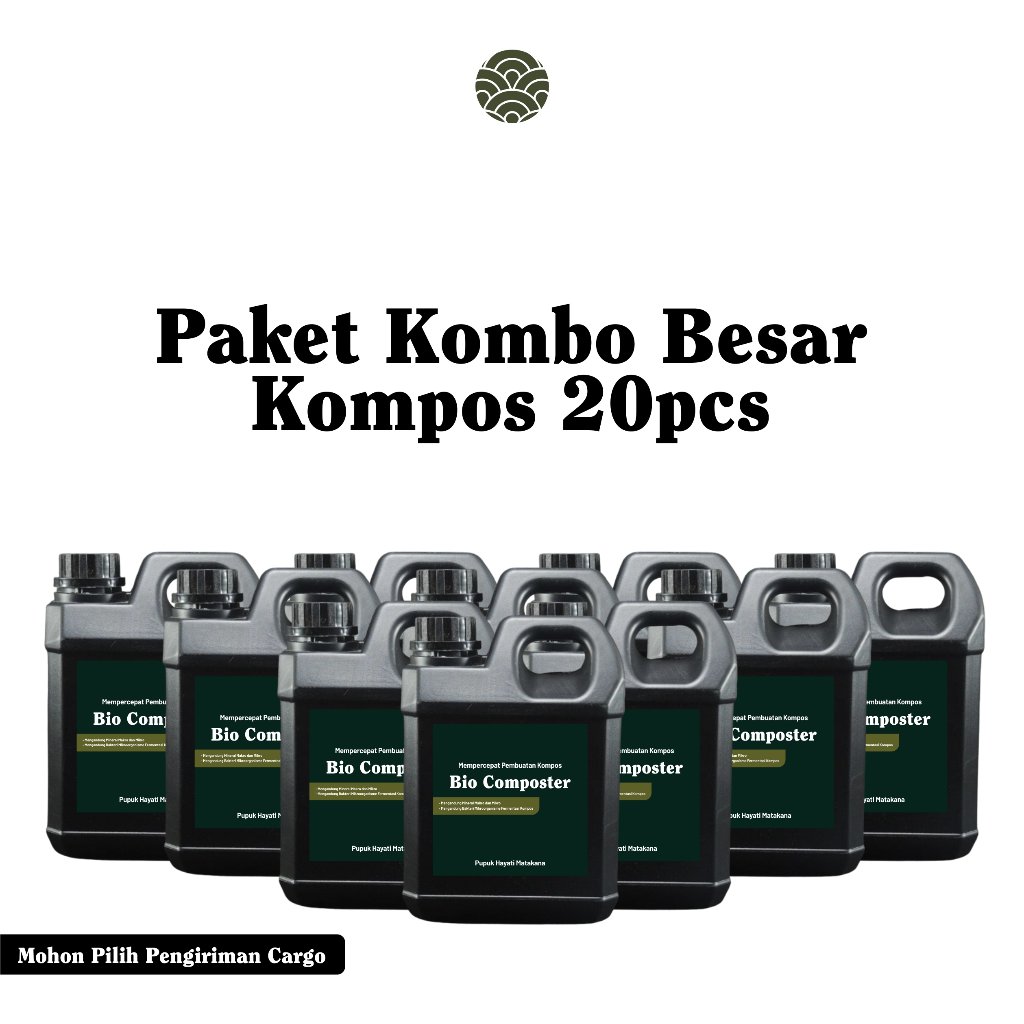 Paket Kombo Besar Bio Composter 20pcs Bio Composter 1 Liter Mempercepat Komposasi Sampah Mikroorgani