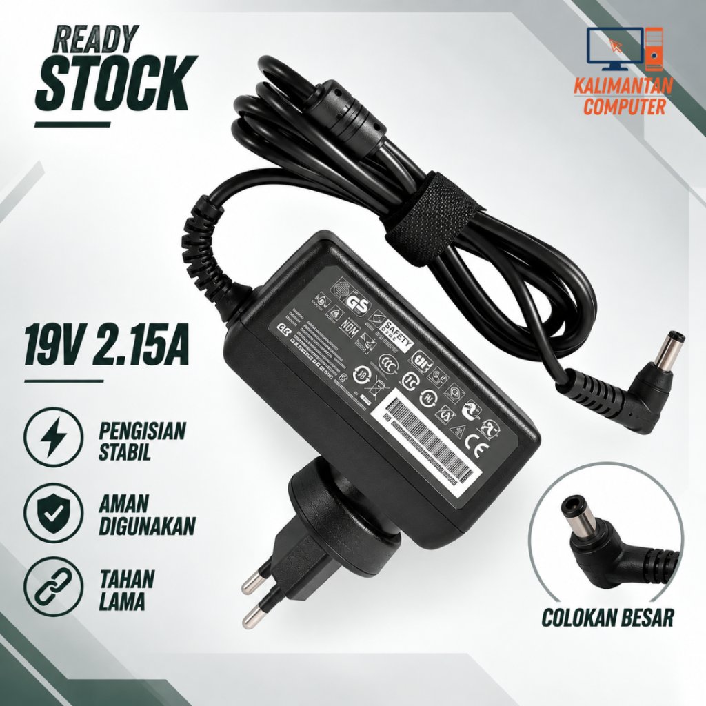 adaptor Charger Acer Z1402 19V 2.15A charger Original