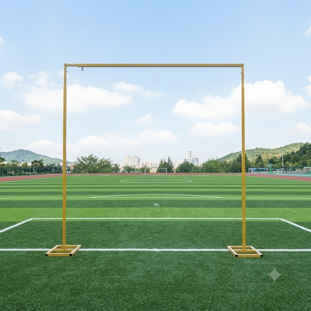 TIANG GAWANG DEKORASI BACKDROP BESI ADJUST / TIANG BESI 3x3