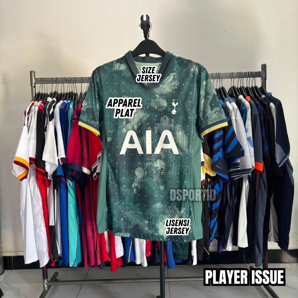 Player Issue Jersey Tottenham Away 2024 2025 Baju Bola Dsport