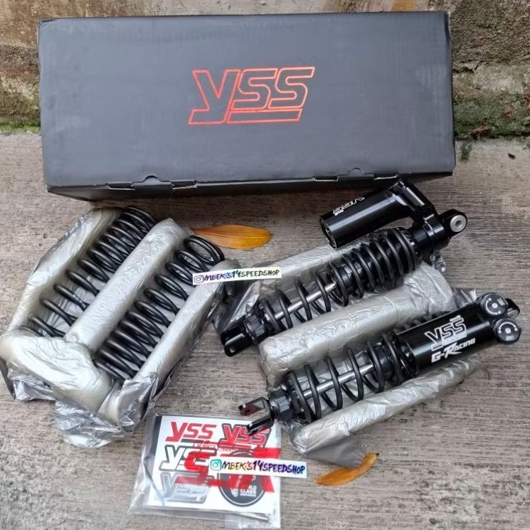 Shock Sok YSS G-Racing Xmax Size 350mm Black Edition Original YSS Thailand