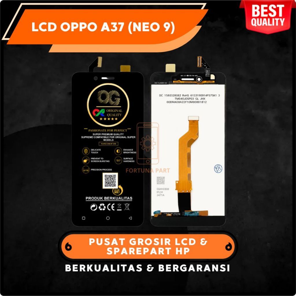 LCD TOUCHSCREEN OPPO NEO 9 A37 - LCD OPPO A37f - LCD OPPO A37 COMPLETE ORIGINAL