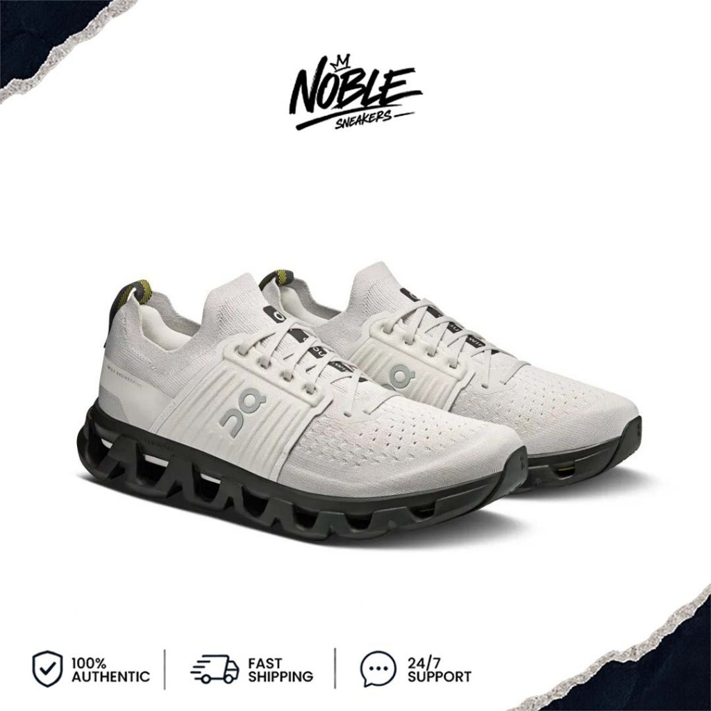 Noble Sneakers - Sepatu On Cloudswift 4 Wolf Black Sneakers Authentic