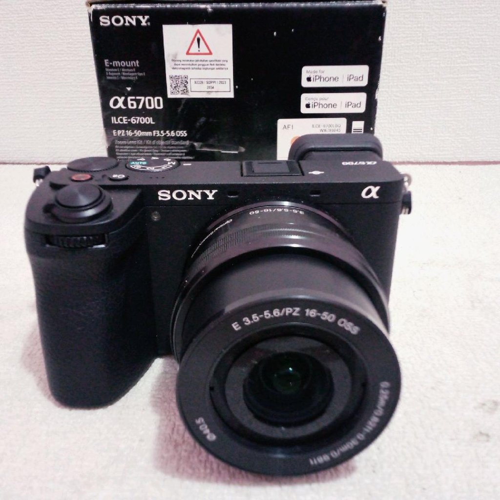 Sony A6700 lensa 16 50 mm Kamera mirrorless Camera second
