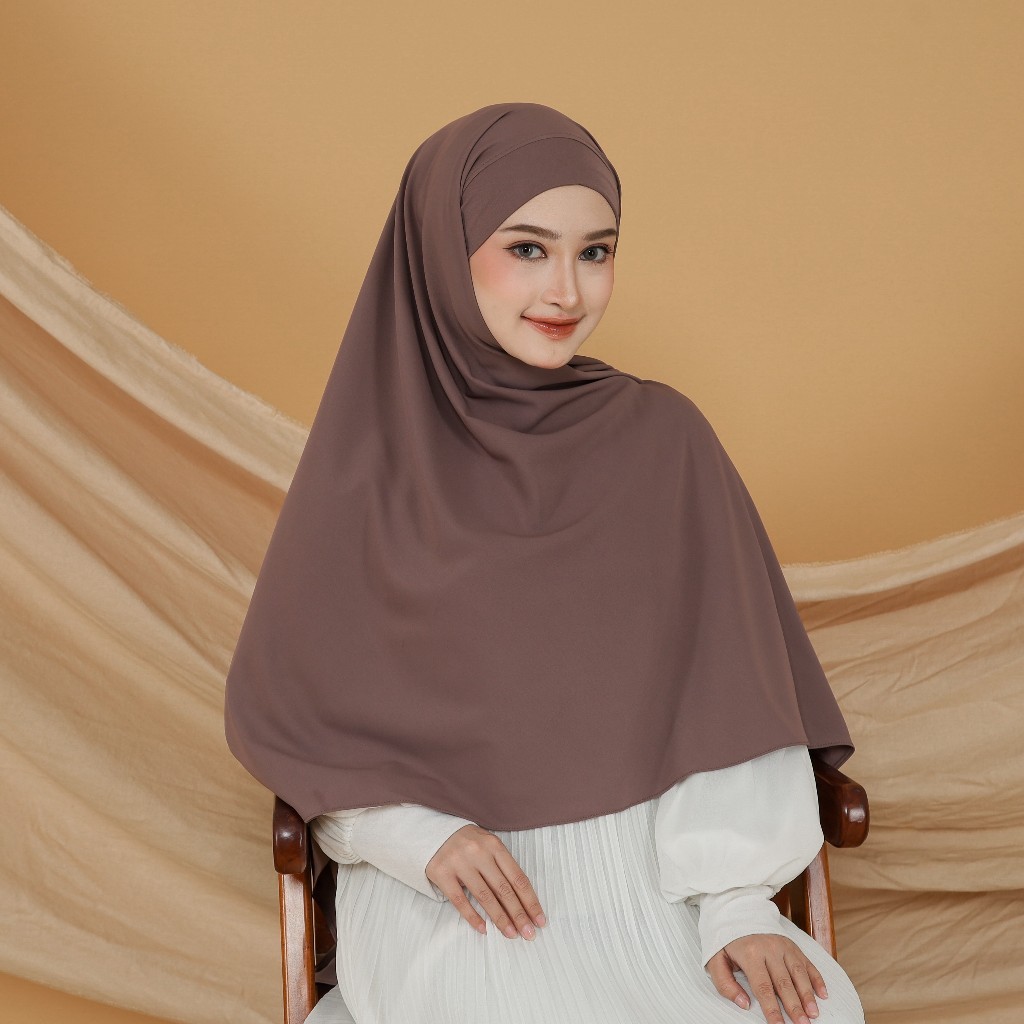 KHANA HIJAB BANDANA MARBELA ANTI UV PREMIUM | Khimar Hijab Syar'i | Nyaman & Stylish