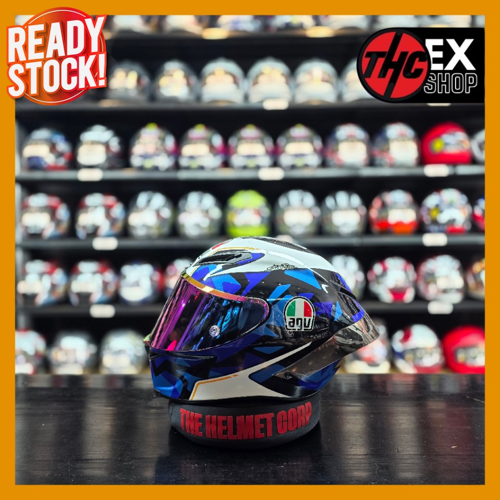 HELM AGV CORSA R ESPARGARO SIZE XL EURO 2ND FULL FACE HELMET SECOND