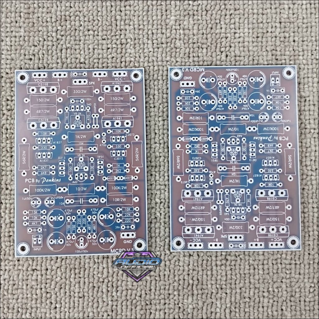 PCB Driver Power MCRD V3 Bahan Fiber FR4 Fiberglass