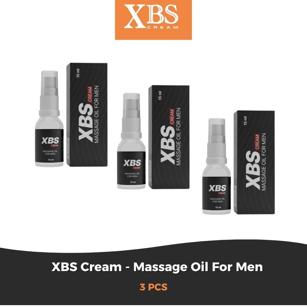 XBS Cream - Minyak Badan 15 ml - 3 Pcs