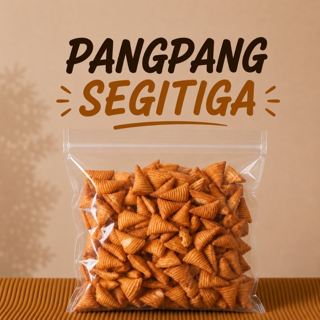 Snack Pangpang Segitiga 60 250 500 gram Manis Gurih Renyah teman paling enak saat santai