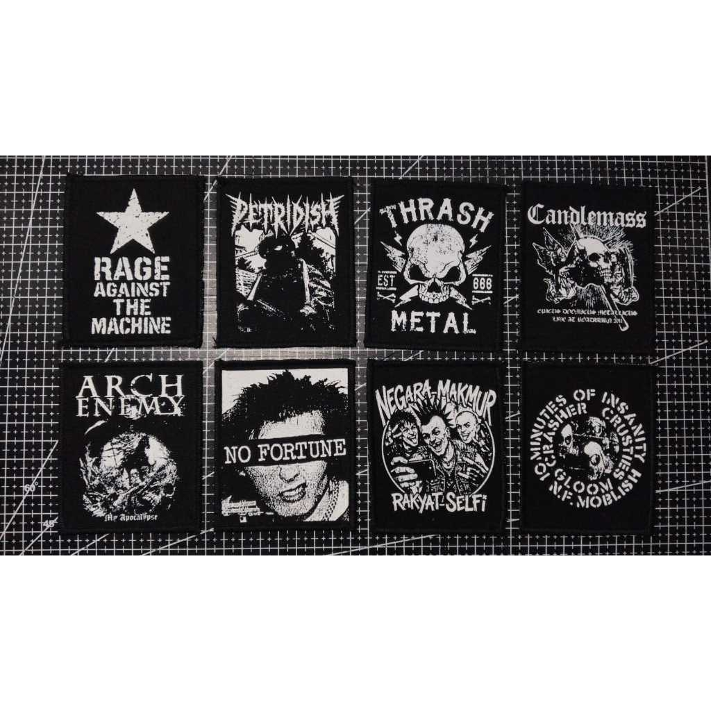 Emblem Punk Band Patch - Perfect Punk Rock Accessory