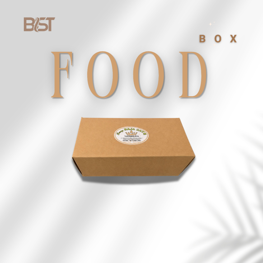 Box Custom | Box Packaging | Box Makanan Custom | Kardus Makanan | Kotak Kemasan Custom 10 x 10 x 22