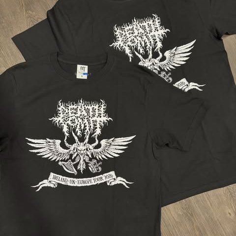 Tshirt Death Vomit Tour Europe 2026
