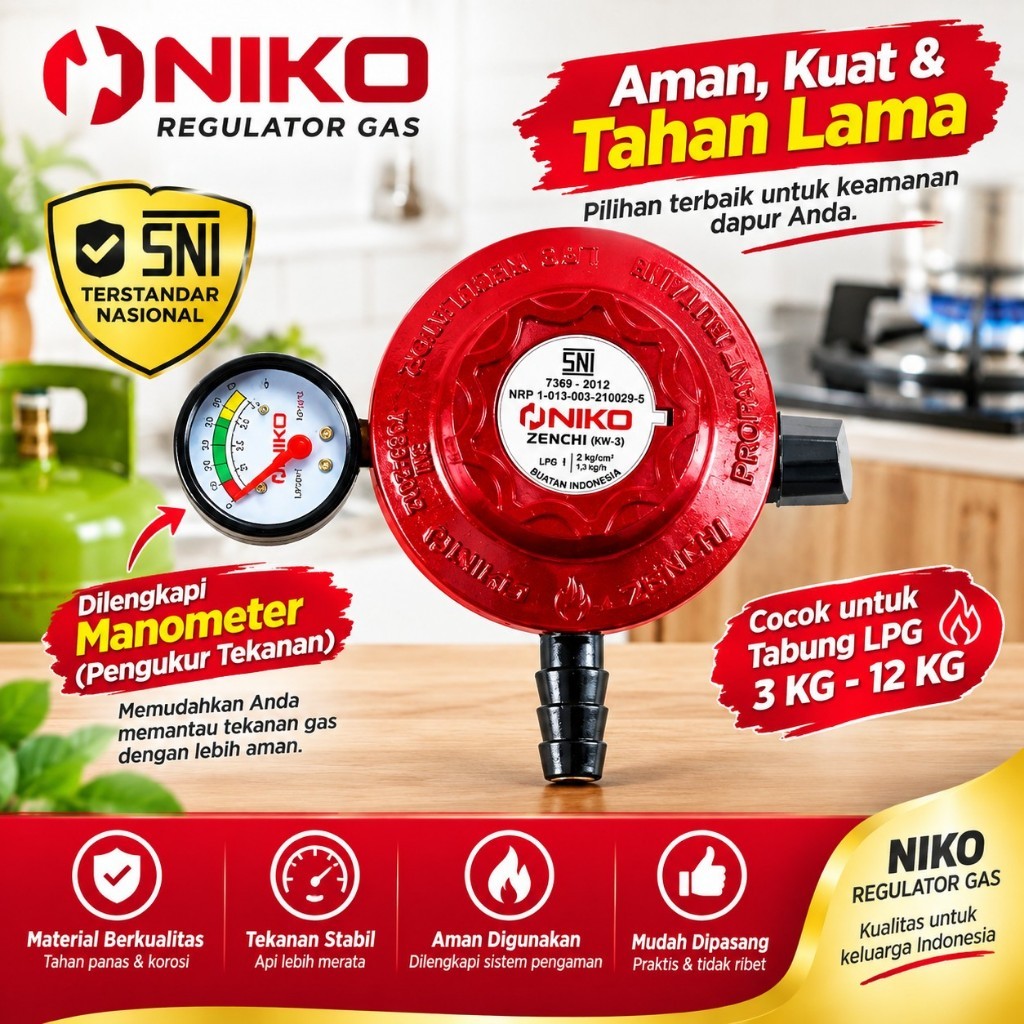 REGULATOR GAS NIKO ZLM 1