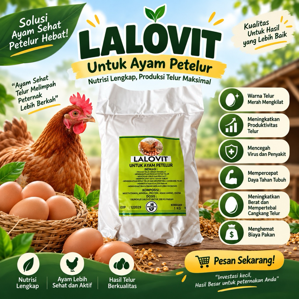 PREMIX ayam petelur terbaik LALOVIT