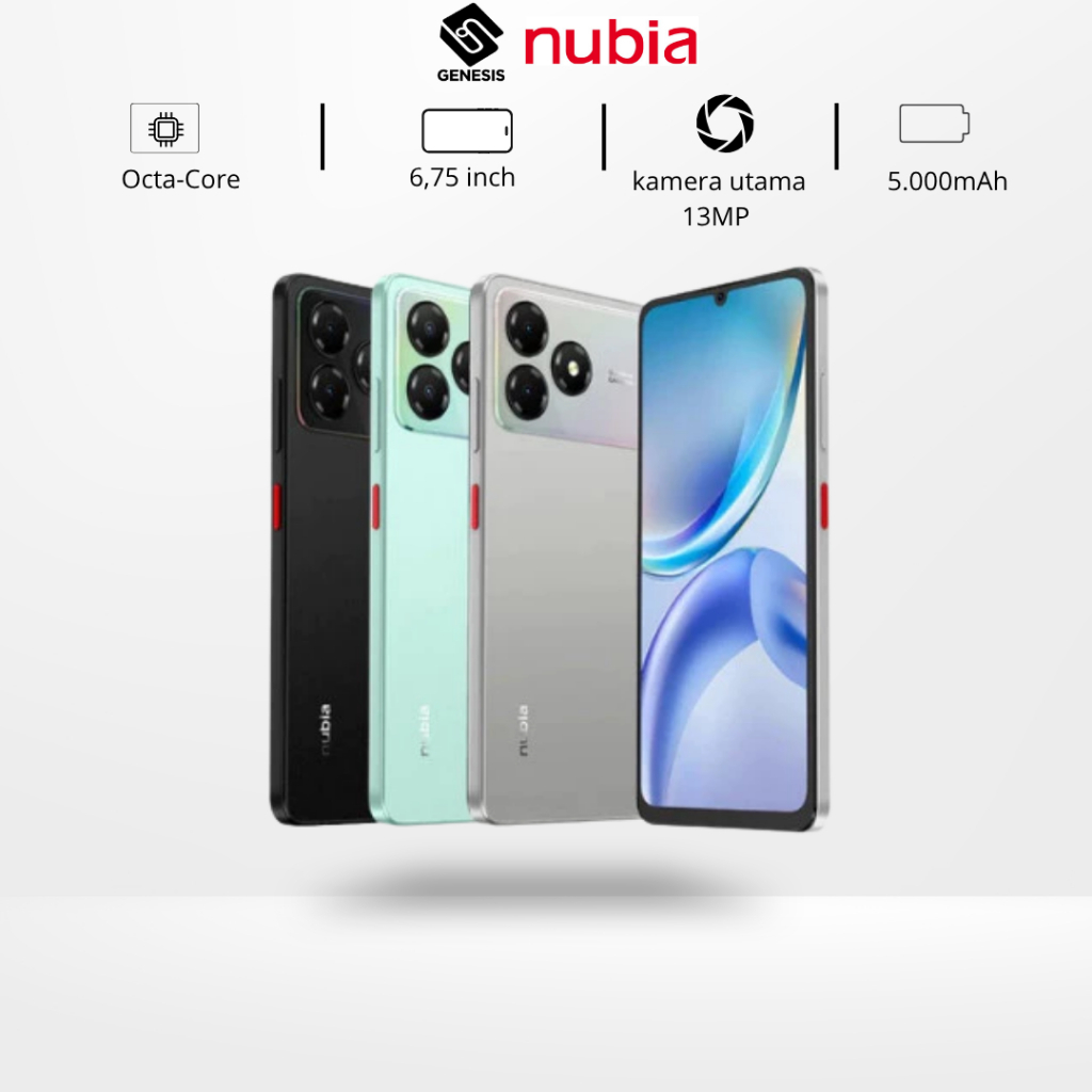 ZTE NUBIA A36 Smartphone Kamera AI 13MP Original Garansi Resmi