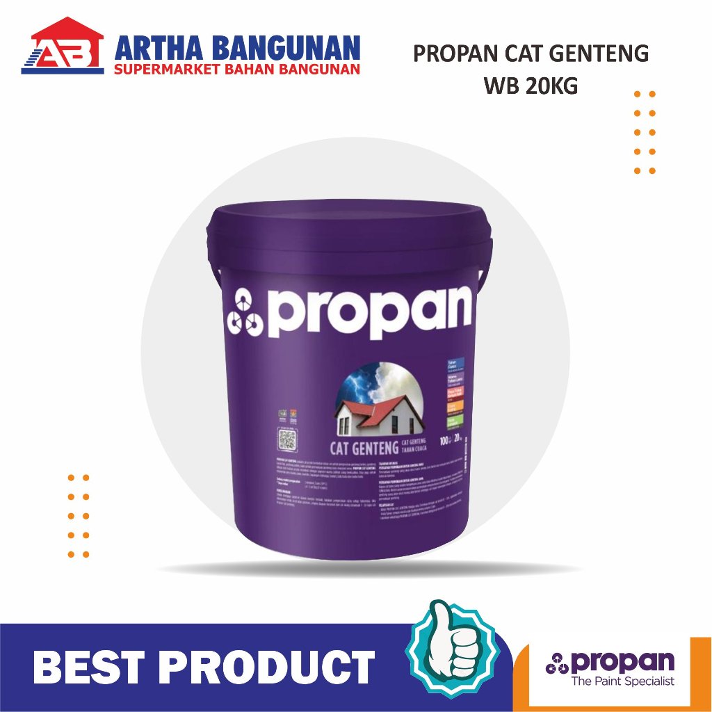 Propan Cat Genteng WB 20KG Cat Genteng Tahan Cracks