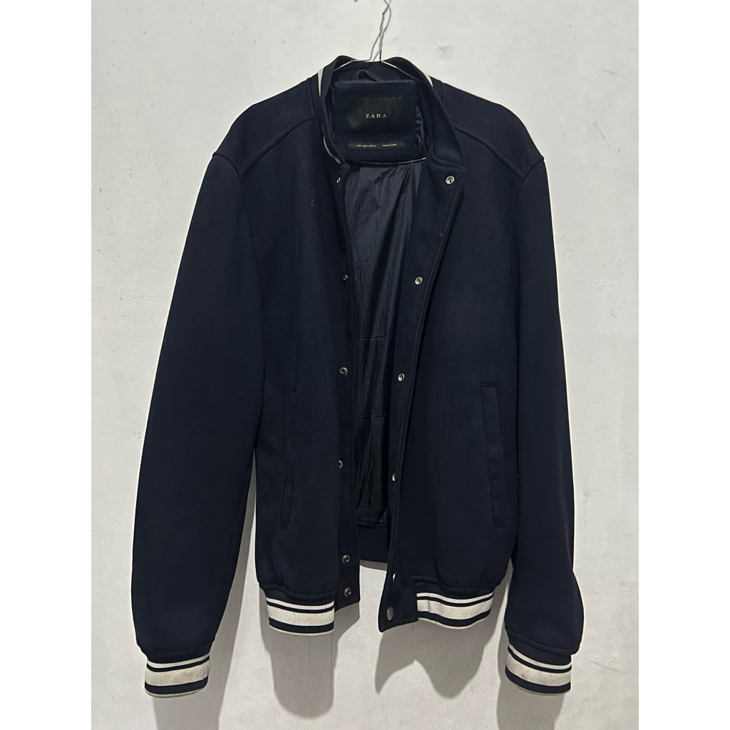 Suede Varsity Jacket Zaruy