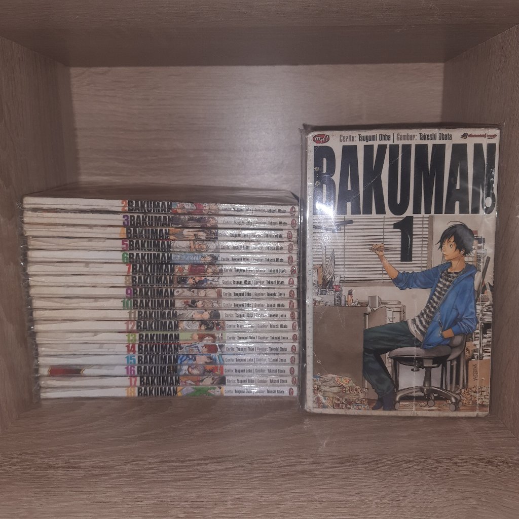 Manga Set Bakuman 1 - 18 [Ex - Rental]