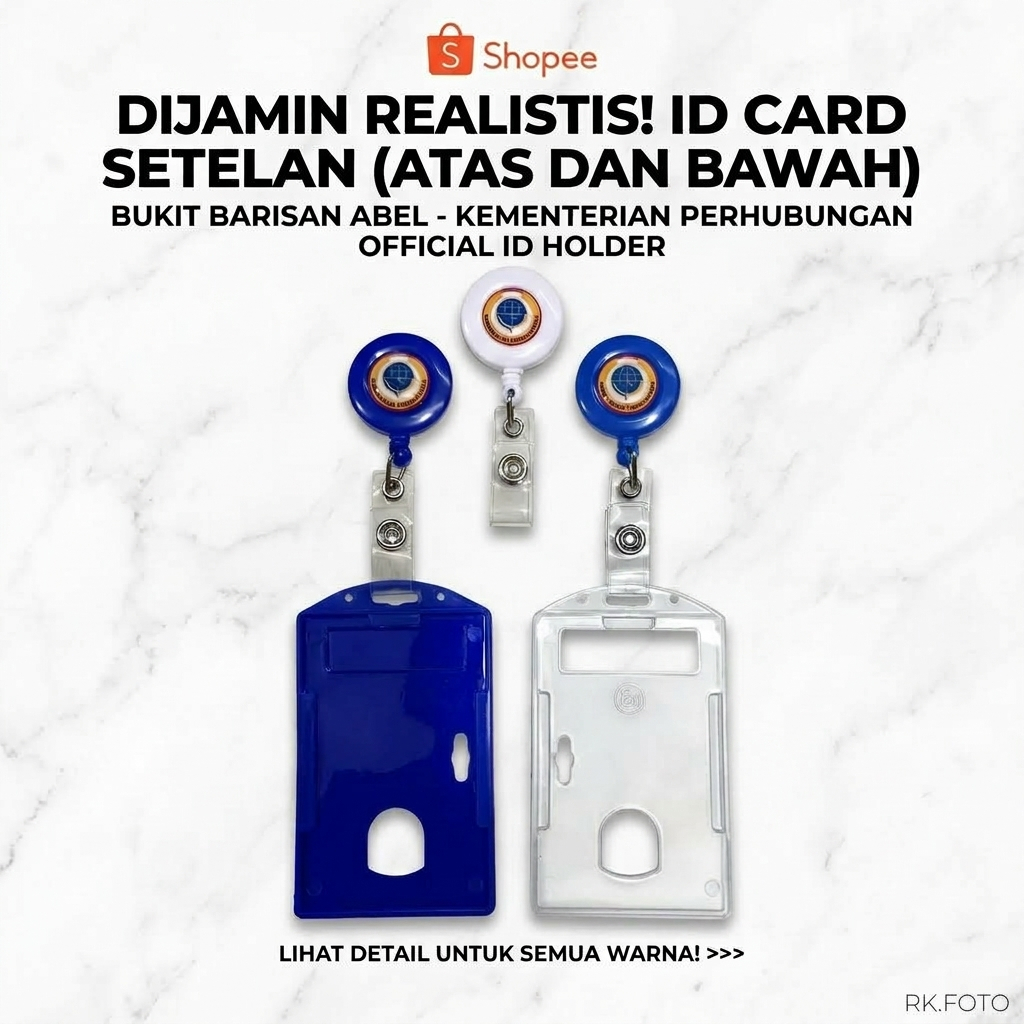 Tempat ID Card Perhubungan Plastik + Yoyo